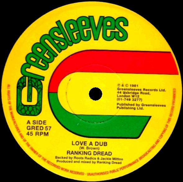 Ranking Dread : Love A Dub (12")