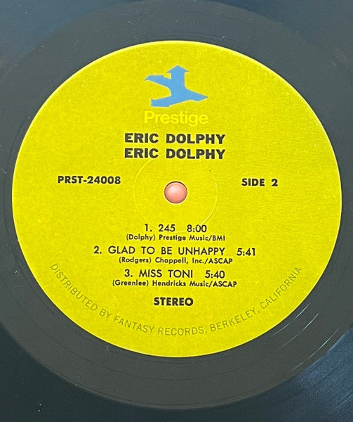 Eric Dolphy : Eric Dolphy (2xLP, Comp, RM)