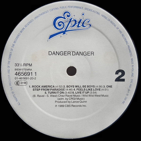 Danger Danger ~ Danger Danger (Vinyl) - Djungel & Jazz