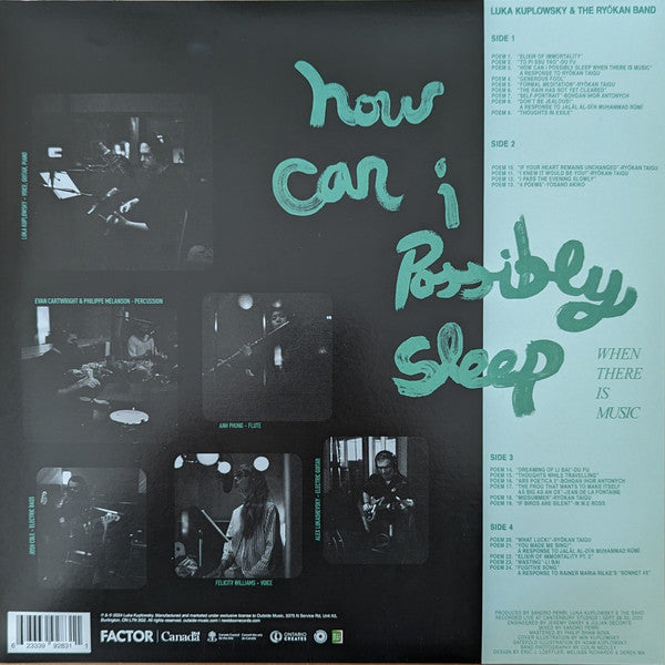 Luka Kuplowsky and the Ryōkan Band ~ How Can I Possibly Sleep When There Is Music (Vinyl) - Djungel & Jazz