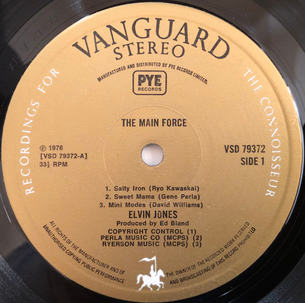 Elvin Jones ~ The Main Force (Vinyl) - Djungel & Jazz