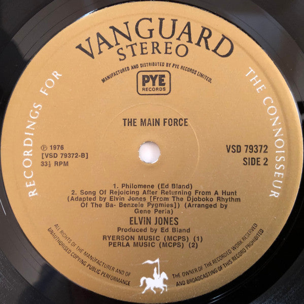 Elvin Jones ~ The Main Force (Vinyl) - Djungel & Jazz