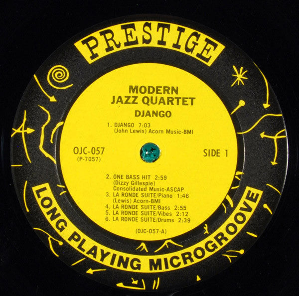 The Modern Jazz Quartet ~ Django (Vinyl) - Djungel & Jazz