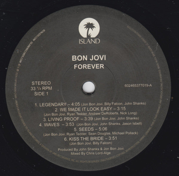 Bon Jovi ~ Forever (Vinyl) - Djungel & Jazz