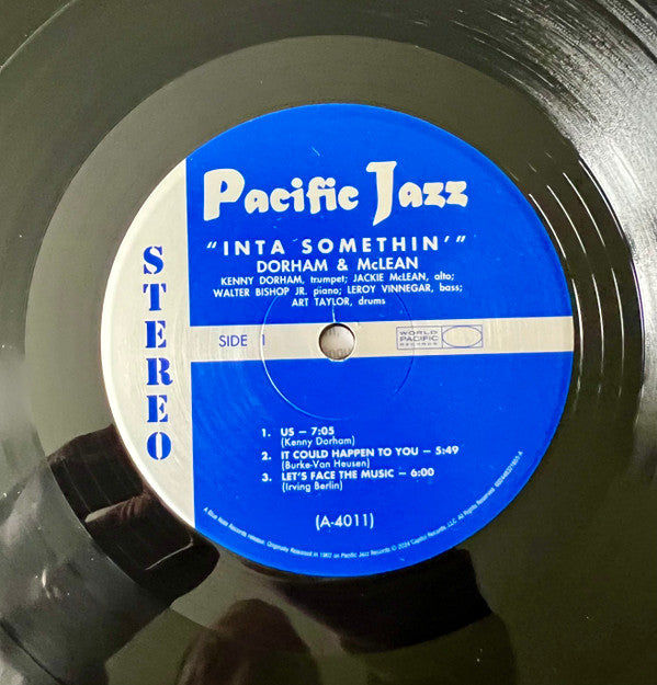 Kenny Dorham & Jackie McLean : Inta Somethin' (LP, Album, RE, 180)