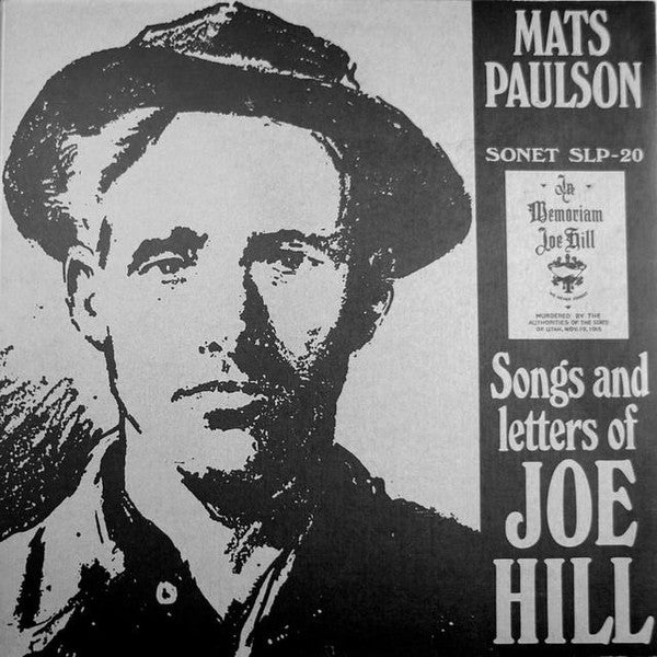 Mats Paulson ~ Songs And Letters Of Joe Hill (Vinyl) - Djungel & Jazz