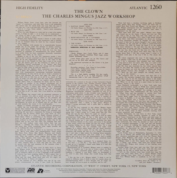 Charles Mingus ~ The Clown (Vinyl) - Djungel & Jazz