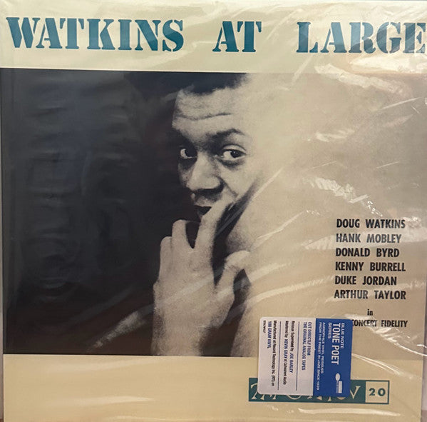 Doug Watkins : Watkins At Large (LP, Album, Mono, RE, RM, 180)