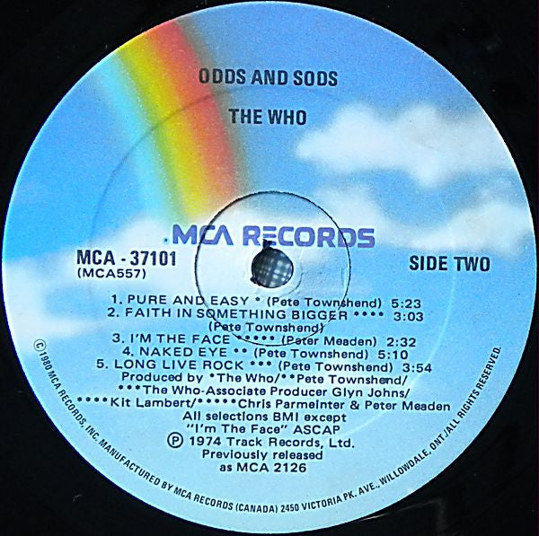 The Who ~ Odds & Sods (Vinyl) - Djungel & Jazz