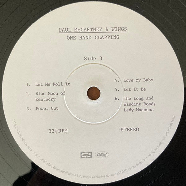 Paul McCartney & Wings ~ One Hand Clapping (Vinyl) - Djungel & Jazz