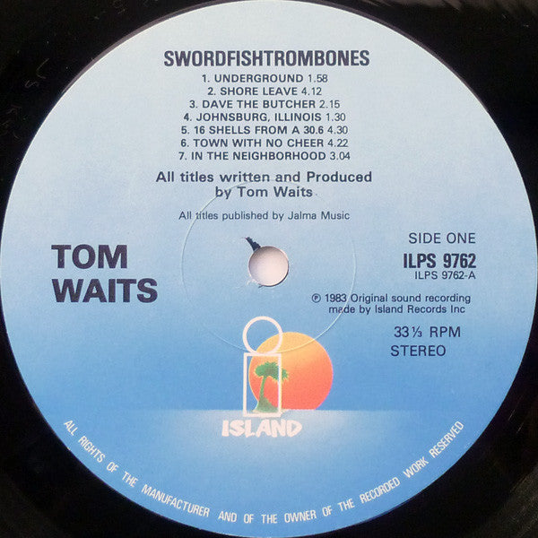 Tom Waits : Swordfishtrombones (LP, Album)