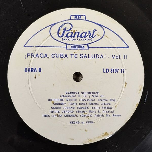 Various ~ Praga, Cuba Te Saluda! - Vol.II (Vinyl) - Djungel & Jazz