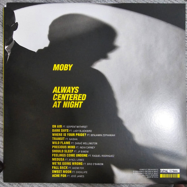Moby : Always Centered At Night (2xLP, Album, Num)