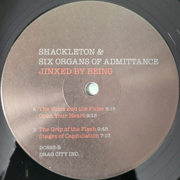 Shackleton & Six Organs Of Admittance : Jinxed By Being (2xLP)