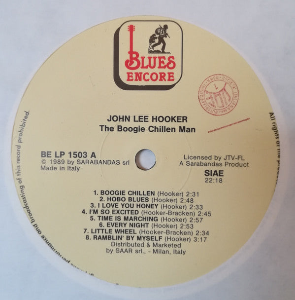 John Lee Hooker ~ The Boogie Chillen Man (Vinyl) - Djungel & Jazz