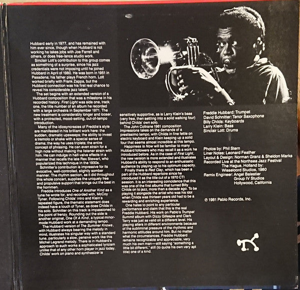 Freddie Hubbard ~ Live At The Northsea Jazz Festival, The Hague, Holland, 1980 (Vinyl) - Djungel & Jazz