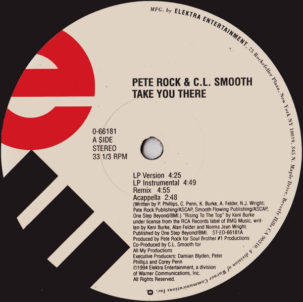 Pete Rock & C.L. Smooth ~ Take You There (Vinyl) - Djungel & Jazz