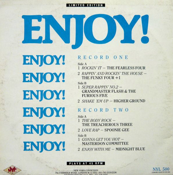 Various : Enjoy! (2x12", Comp, Ltd)