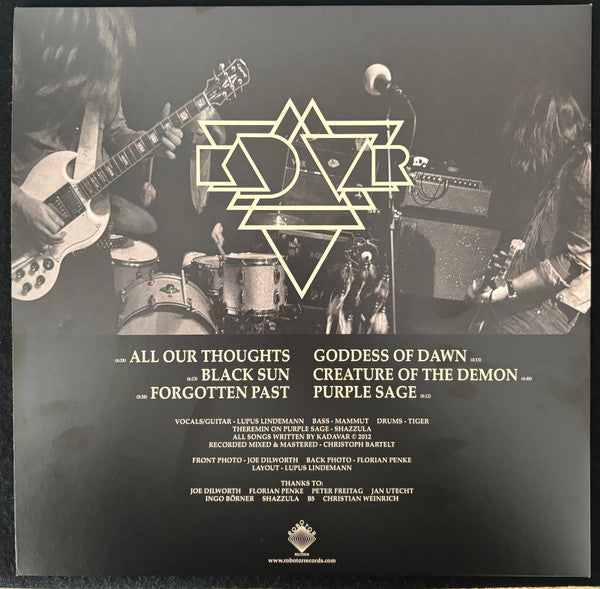 Kadavar ~ Kadavar (Vinyl) - Djungel & Jazz