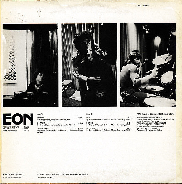 Richard Beirach ~ Eon (Vinyl) - Djungel & Jazz