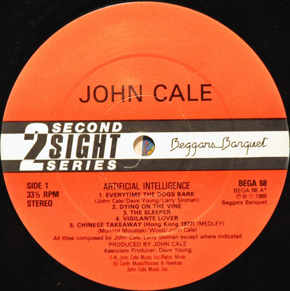 John Cale ~ Artificial Intelligence (Vinyl) - Djungel & Jazz