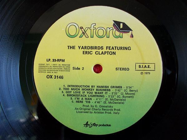 The Yardbirds Featuring Eric Clapton : The Yardbirds Featuring Eric Clapton, Eric (Slow-Hand) Clapton (LP, Comp)