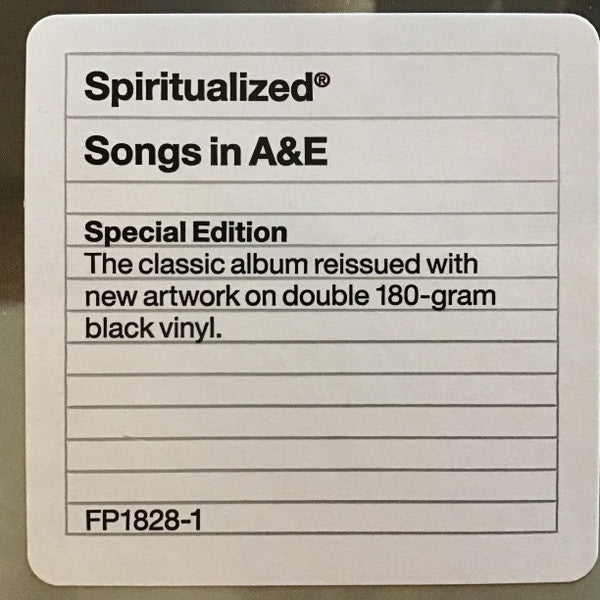 Spiritualized ~ Songs In A&E (Vinyl) - Djungel & Jazz