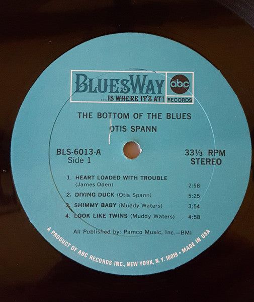 Otis Spann ~ The Bottom Of The Blues (Vinyl) - Djungel & Jazz