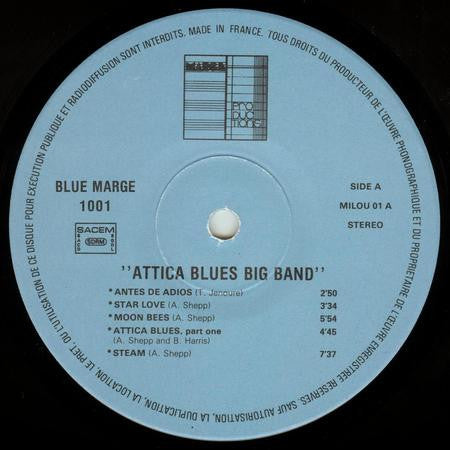 Archie Shepp ~ Attica Blues Big Band (Live At The Palais Des Glaces) (Vinyl) - Djungel & Jazz
