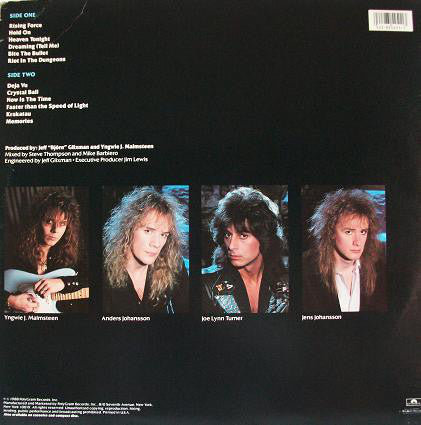 Yngwie J. Malmsteen's Rising Force ~ Odyssey (Vinyl) - Djungel & Jazz