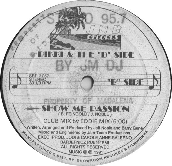 Rikki & The "B" Side ~ Show Me Passion (Vinyl) - Djungel & Jazz