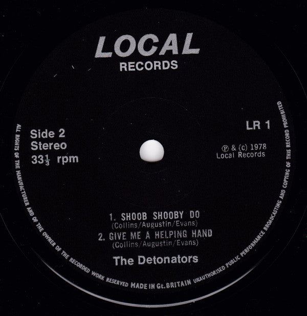 The Detonators (2) : Need Love Tonight (7", EP)