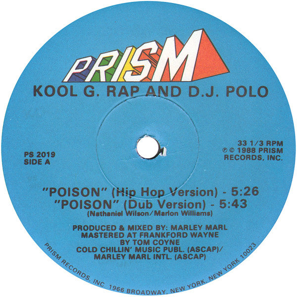 Kool G. Rap & D.J. Polo ~ Poison (Vinyl) - Djungel & Jazz