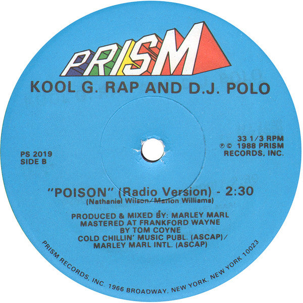 Kool G. Rap & D.J. Polo ~ Poison (Vinyl) - Djungel & Jazz