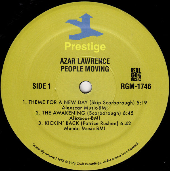 Azar Lawrence ~ People Moving (Vinyl) - Djungel & Jazz