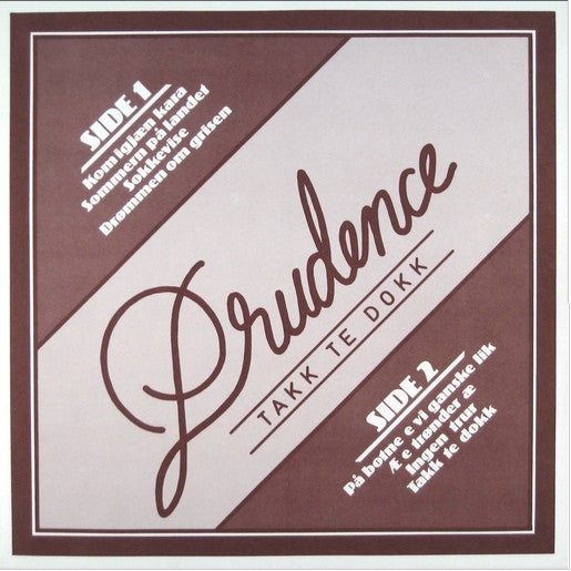 Prudence  ~ Takk Te Dokk (Vinyl) - Djungel & Jazz