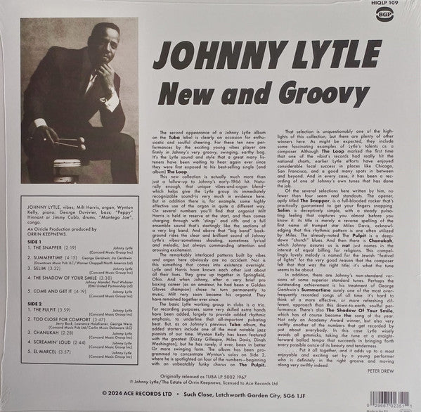 Johnny Lytle ~ New And Groovy (Vinyl) - Djungel & Jazz