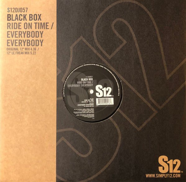 Black Box ~ Ride On Time / Everybody Everybody (Vinyl) - Djungel & Jazz