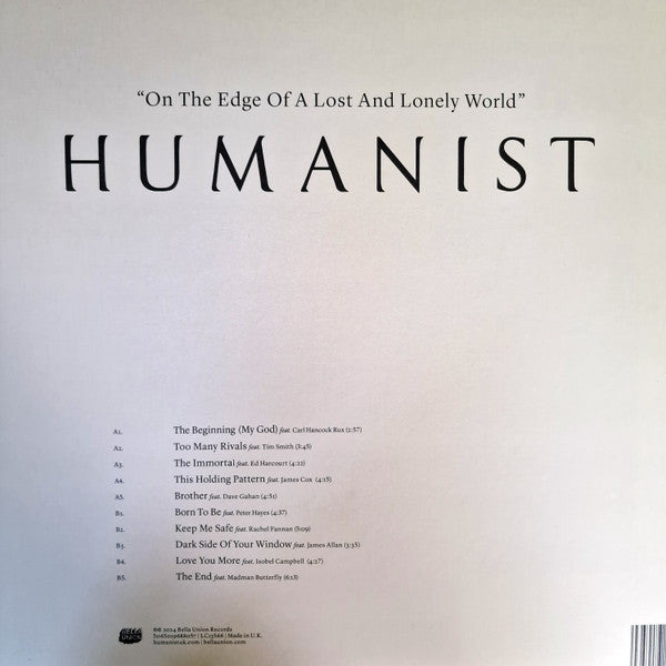 Humanist  ~ On The Edge Of A Lost And Lonely World (Vinyl) - Djungel & Jazz