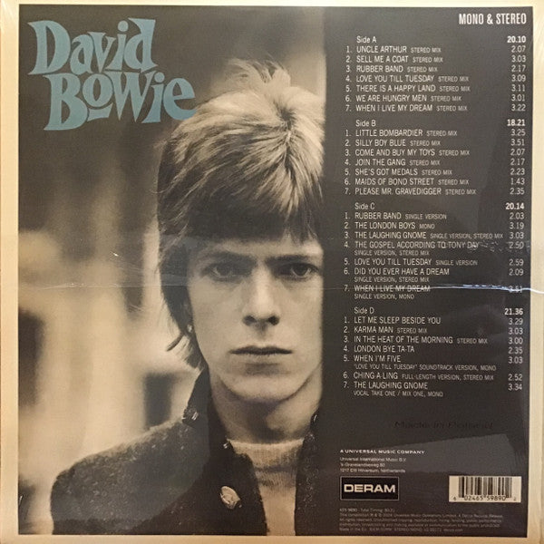 David Bowie ~ David Bowie (Vinyl) - Djungel & Jazz