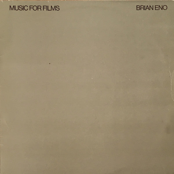 Brian Eno ~ Music For Films (Vinyl) - Djungel & Jazz