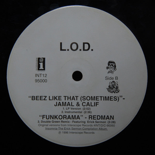 L.O.D. & Calif / Redman ~ I Feel It / Beez Like That (Sometimes) / Funkorama (Remix) (Vinyl) - Djungel & Jazz