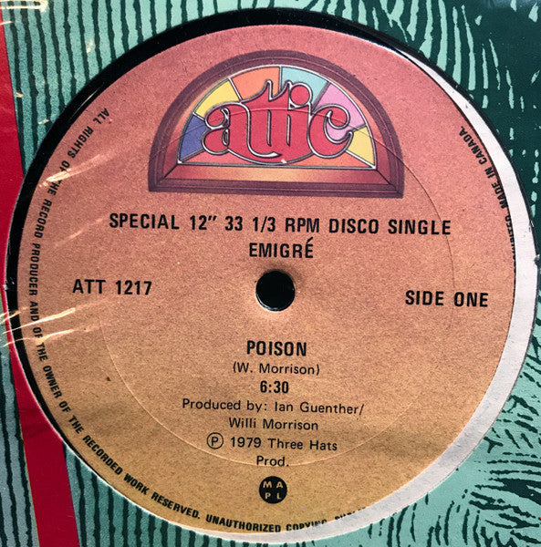 Emigré ~ Poison (Vinyl) - Djungel & Jazz