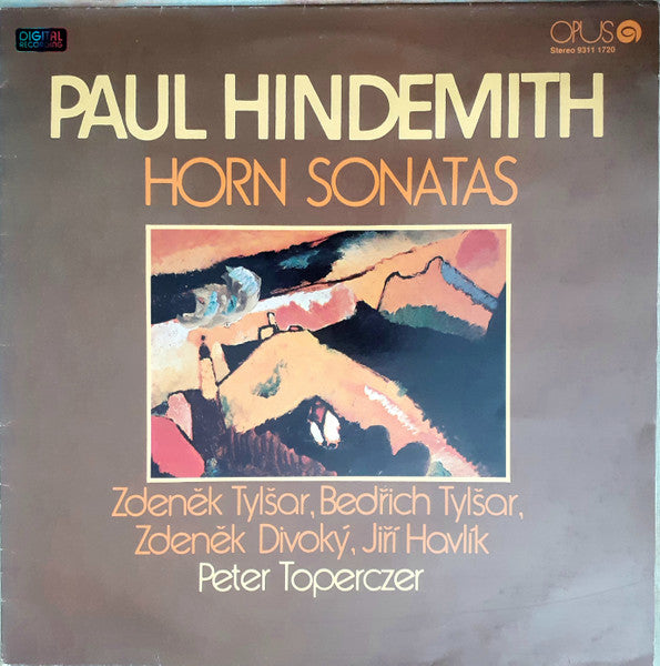 Paul Hindemith ~ Horn Sonatas (Vinyl) - Djungel & Jazz