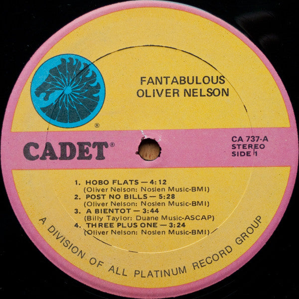 Oliver Nelson And His Orchestra : Fantabulous (LP, Album, RE)