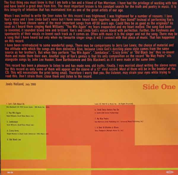 Van Morrison, Linda Gail Lewis ~ You Win Again (Vinyl) - Djungel & Jazz