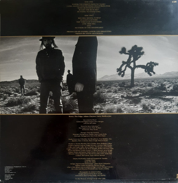 U2 : The Joshua Tree (LP, Album, Glo)