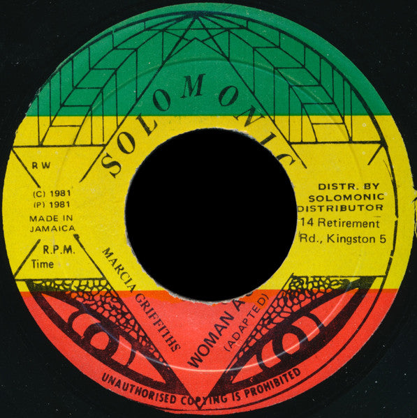 Marcia Griffiths : Woman A Come (7")