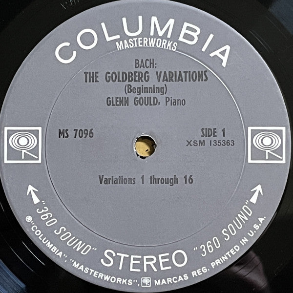 Bach, Glenn Gould ~ The Goldberg Variations (Vinyl) - Djungel & Jazz