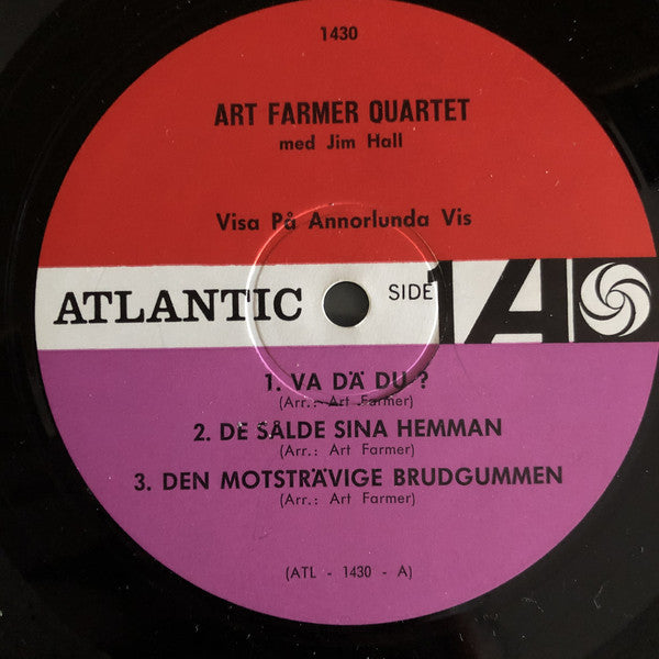 Art Farmer Quartet Med Jim Hall ~ Visa På Annorlunda Vis (Vinyl) - Djungel & Jazz